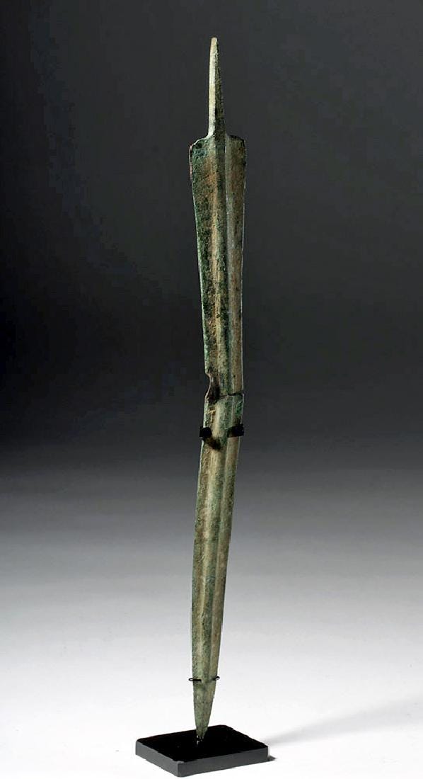 Luristan Bronze short sword 1000 BC (88112)-3